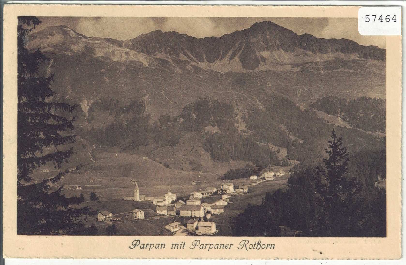Cartes postales: Parpan mit Parpaner Rothorn – D'occasion à Ettingen par Kartenplanet