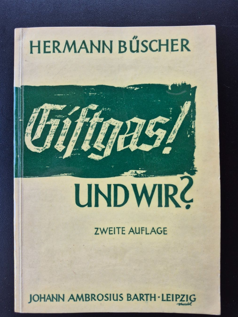 Libri: Giftgas! Und wir? – Usato da Balsthal venduto da Jamamoegg