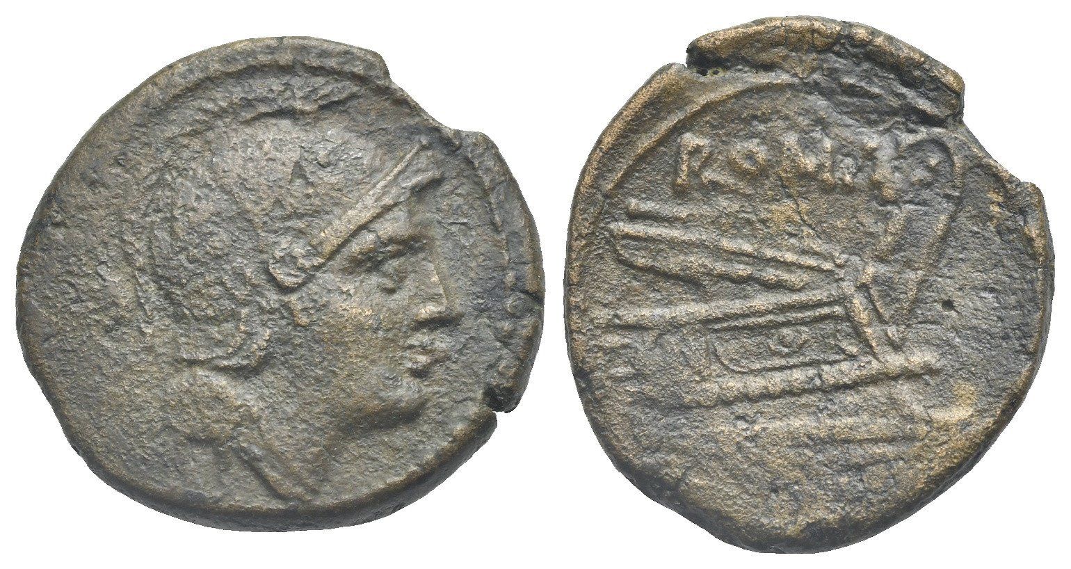 Tutti le monete: Roman Republic. Anonymous UNCIA – Usato da La Sarraz venduto da classicworldcoins