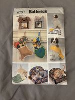 Butterick 6797: Hunde, Katzen Zubehör Schnittmuster