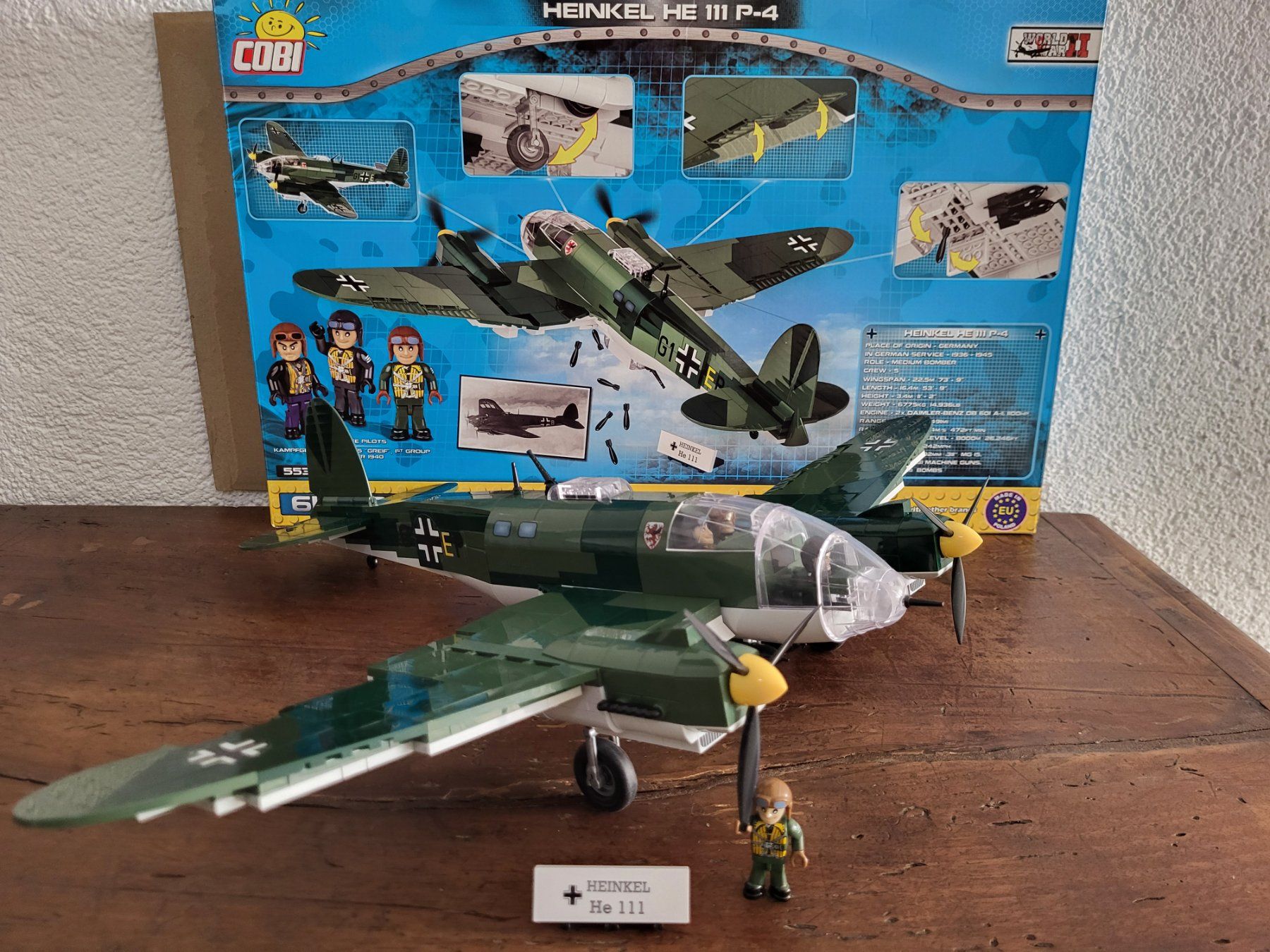 Cobi Kit di costruzioni: Cobi 5534 Heinkel He-111P-4, Bomber – Usato da Däniken SO venduto da Wackeldackel01 1