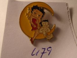 1 Betty Boop Pin Up auf Mond Comic (U79)