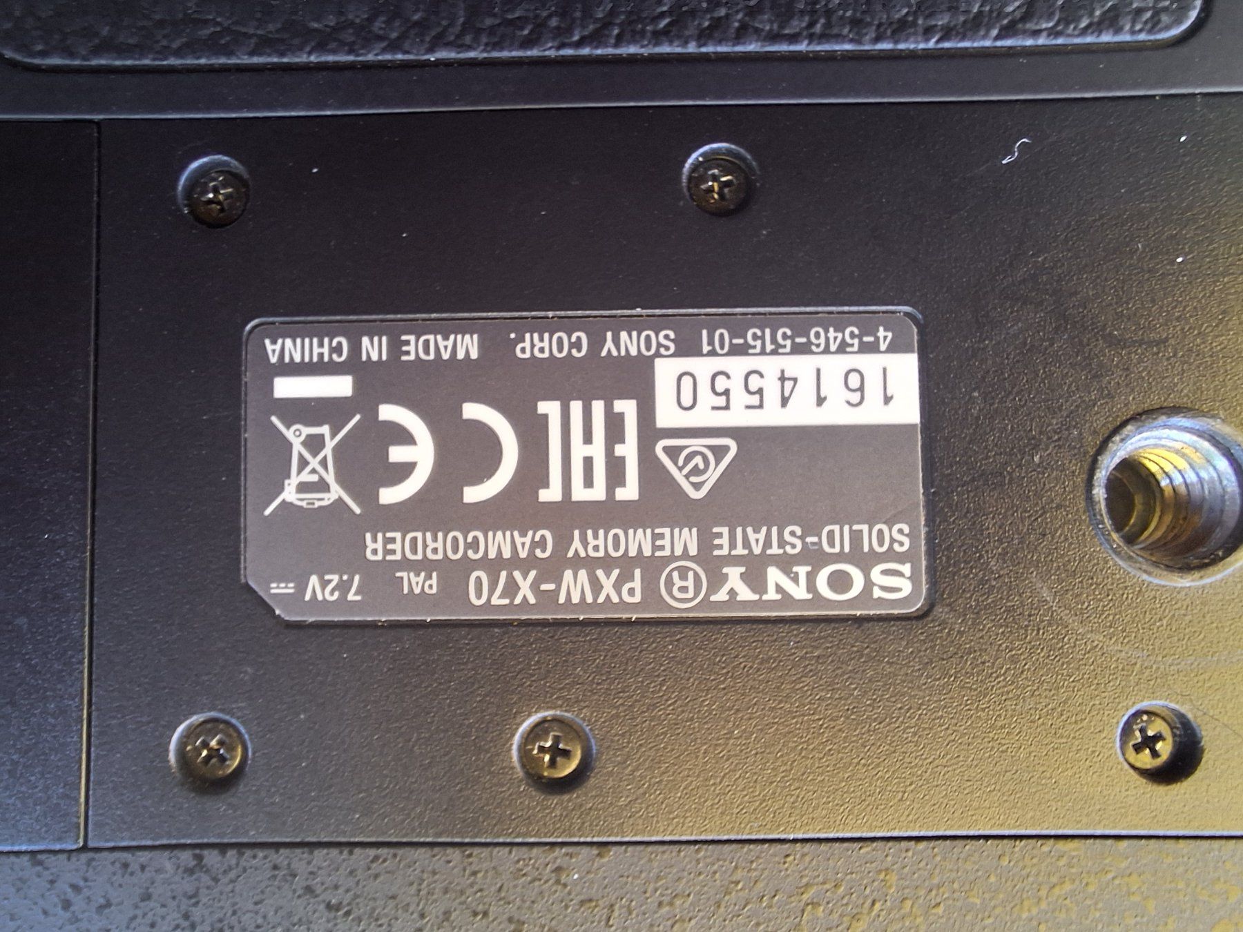 Sony Videocamere: Sony XDCAM Videokamera – Usato da Gipf-Oberfrick venduto da hoh_t96m 1