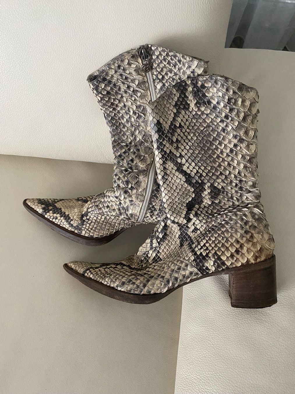 Scarpe da donna: RARITÄT - edler GIANNI BRAVO Python Stiefel, 39 – Usato da Winkel venduto da ferrari2022 1