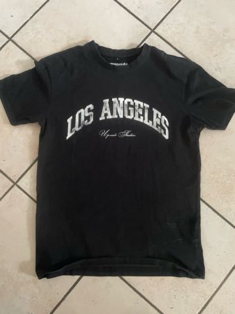Schwarzes T-Shirt "Los Angeles" Up Scale Studios, Gr. S