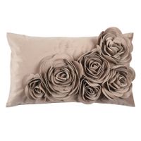 2 Stk PAD Kissen Floral beige neu