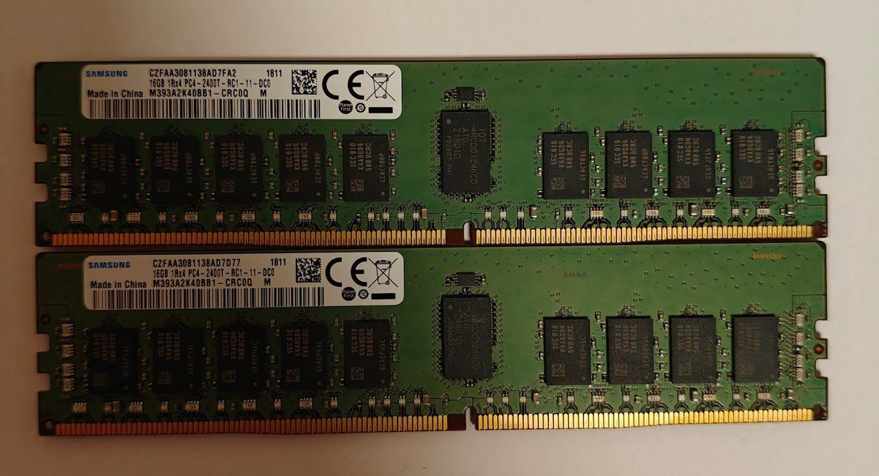 Samsung Memoria / RAM: 4x Samsung 16GB DDR4 ECC RAM 2400 – Usato da Rupperswil venduto da schweizerkaese 1