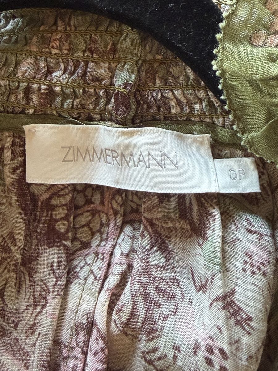 Zimmermann Vestiti: Zimmermann Elegant Green Maxi Dress – Usato da St.Josefen venduto da lop_lh8d 8