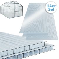 Deuba 101737 14x Hohlkammerstegplatten