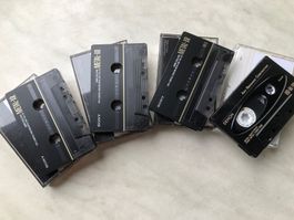 3 Sony Metal-XR Kassetten ohne 1 Denon Metall HD-M für 35.-