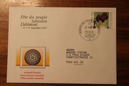 Schweiz 1987 - Fête du peuple jurassien Delémont