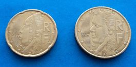 Frankreich: 20-50 Eurocent J. Baker/M. Curie 2024, SS - VZ.