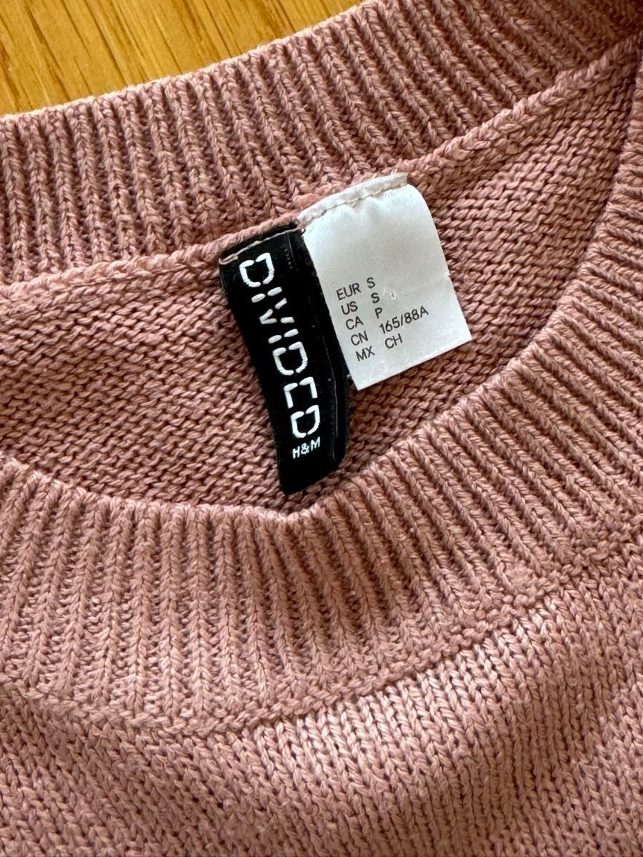 H&M Maglioni & Felpe: H&M Divided Damenpullover Gr. S rosa mit Bluseteil – Usato da Olten venduto da Funke_4600 1