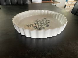 Ancien Plat à Tarte Porcelaine Languenthal