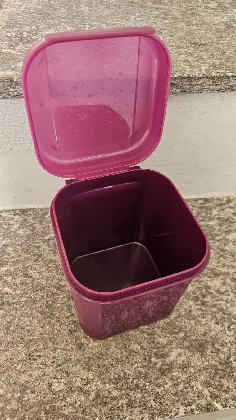 Tupperware Contenitori & Simili: Contenitore in plastica viola Tupperware Bellevue 1.2L – Usato da Melano venduto da H-Sara 2