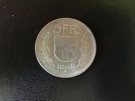5 Franken Silbermünze 1965
