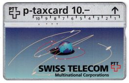 10.- Multinational Corporation - seltene Geschenk Taxcard