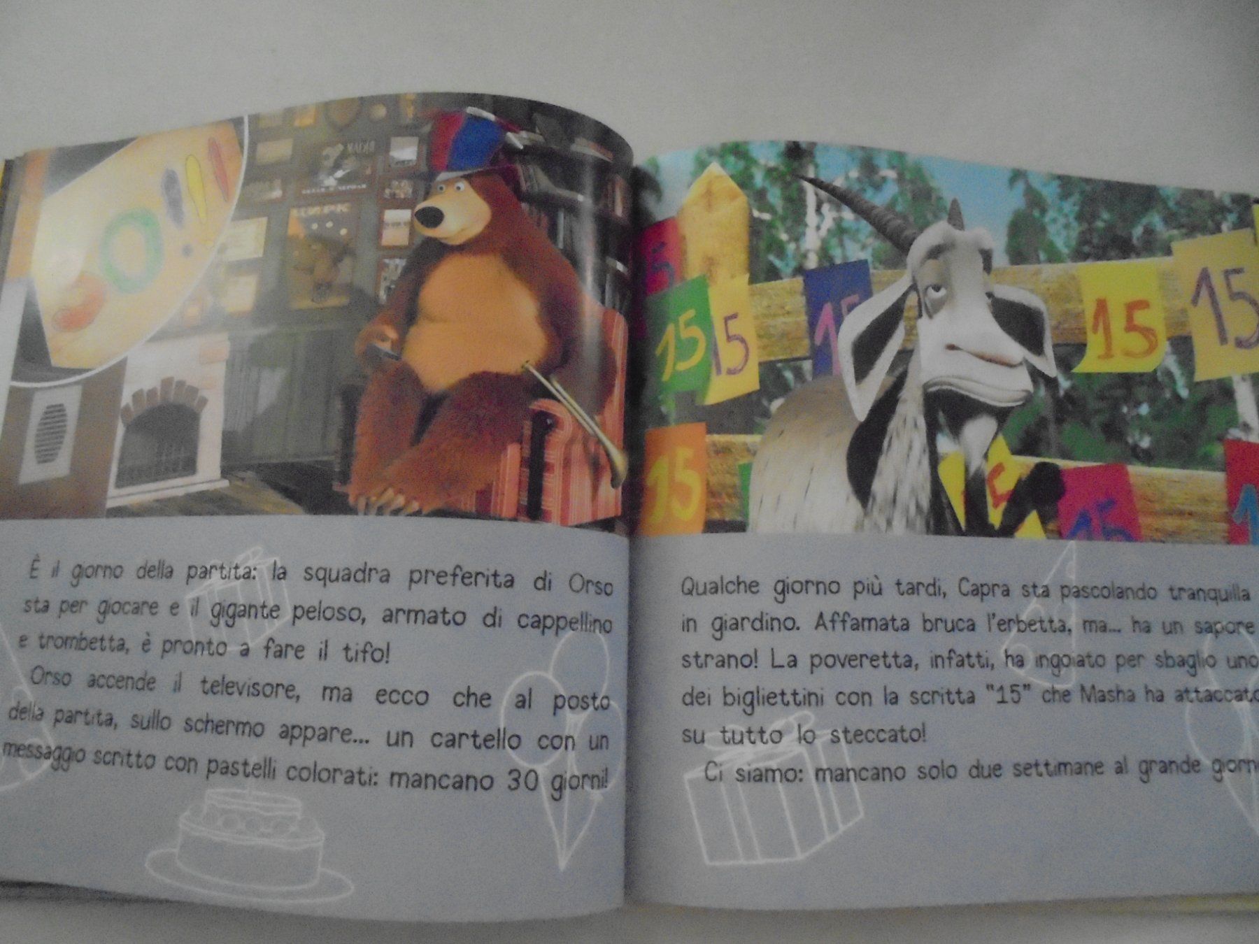 Livres: Masha e Orso " una volta l'anno, il compleanno " – D'occasion à Crissier par Promopost 5