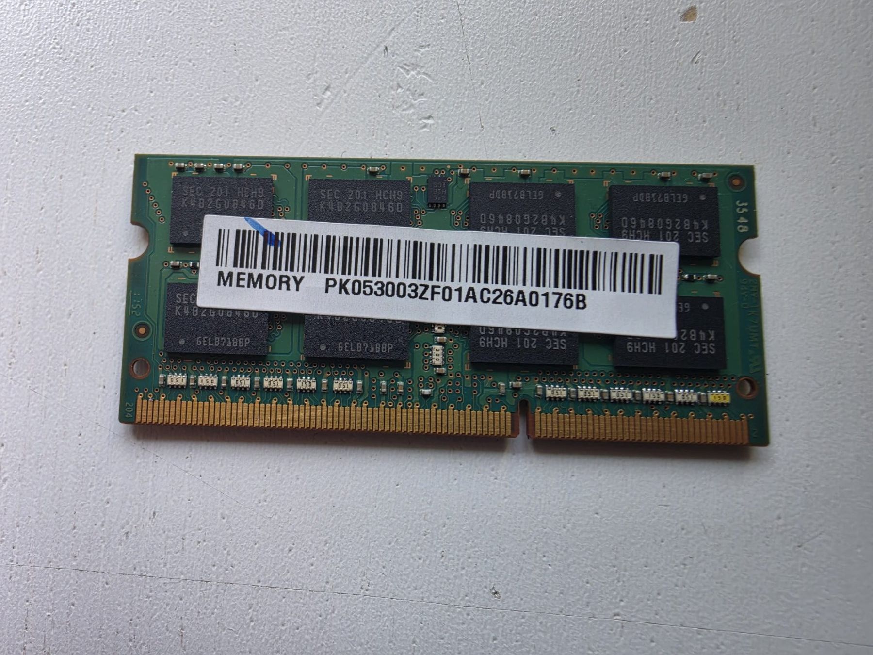 Samsung Mémoires / RAM: 4GB DDR 3 RAM Samsung Laptop – D'occasion à Feusisberg par luk_5zkg 1