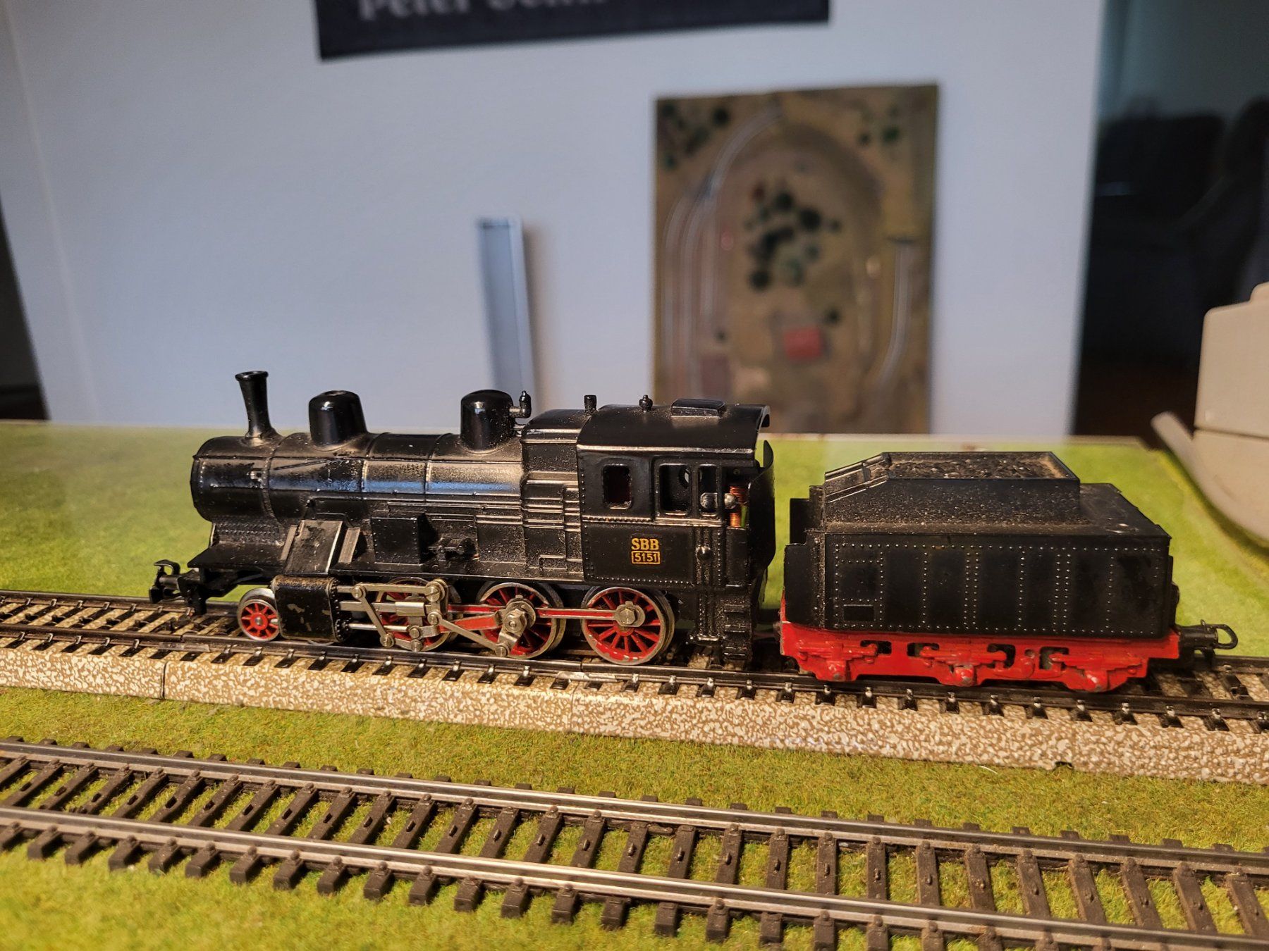 Buco Modellini di ferrovie: Bugo Dampflok SBB5151 Analog AC – Usato da Pfäffikon SZ venduto da abschleppfahrzeug