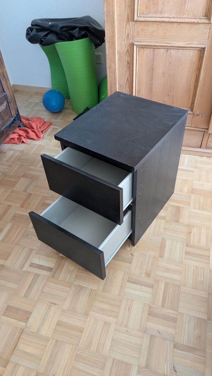 Ikea Kommoden: IKEA MALM Kommode 2 Schubladen schwarzbraun 40x55cm – Gebraucht aus Seuzach von Turner32 1