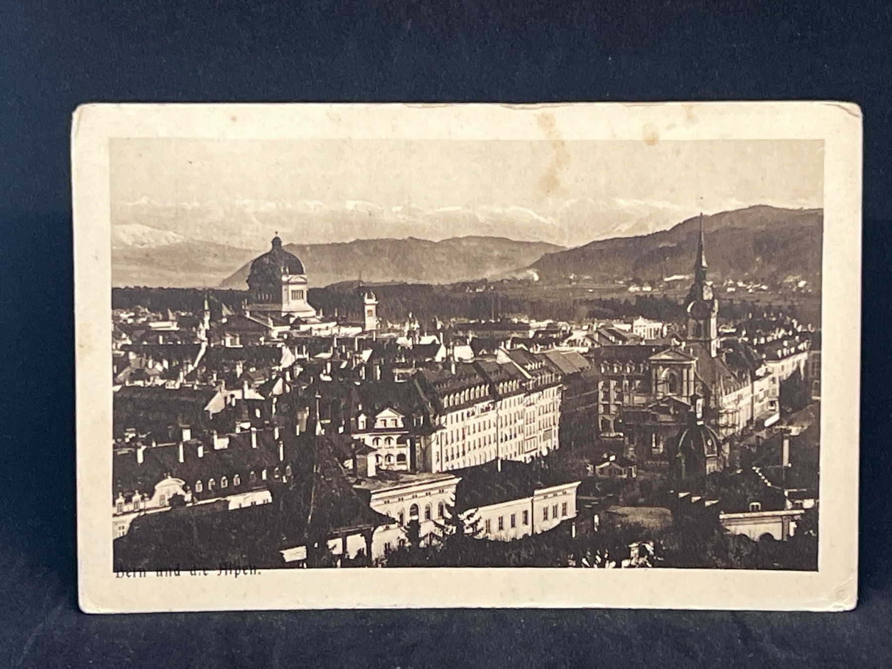 Cartoline postali: Bern und die Alpen – Usato da Widnau venduto da Brusi9