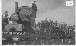 Locomotive for hauling firewood for the