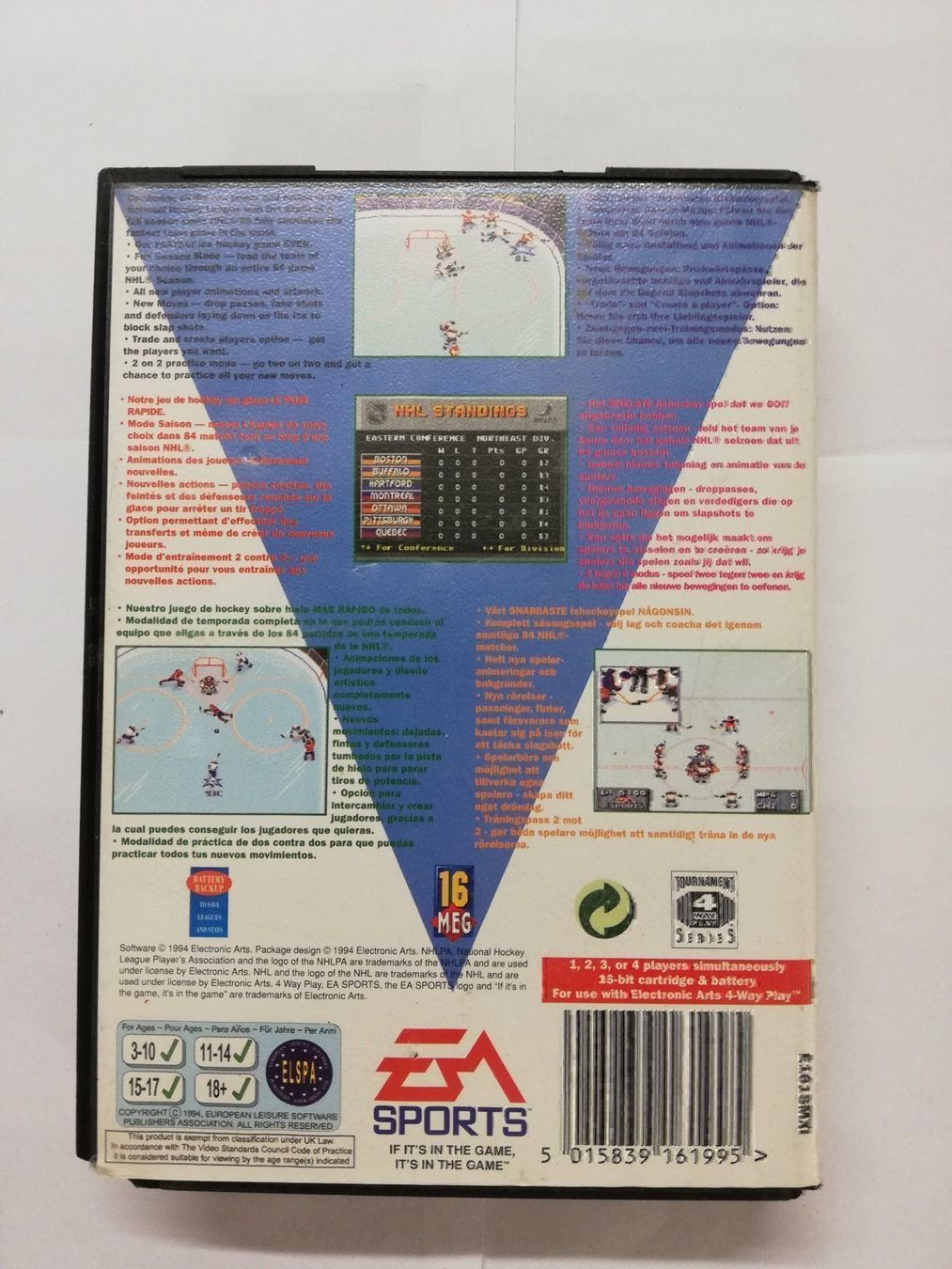 Sega Giochi: NHL 95 / Sega Mega Drive / MD – Usato da St. Gallen venduto da zorro_dc 1