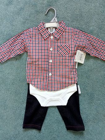 Baby Set Gr. 50/56 NEU Baumwolle, Hemd, Body, Hose
