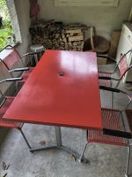Gartentisch aus Blech 140*80cm, Höhe 71cm
