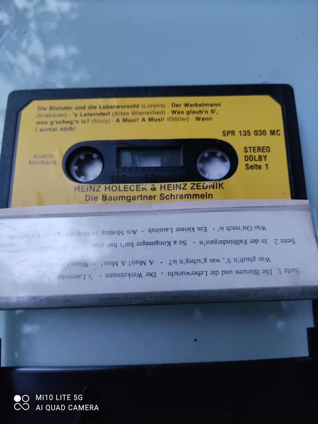 Musicassette: Wad Wien is' (Lieder und Duette) – Usato da St. Gallen venduto da elk2020 1