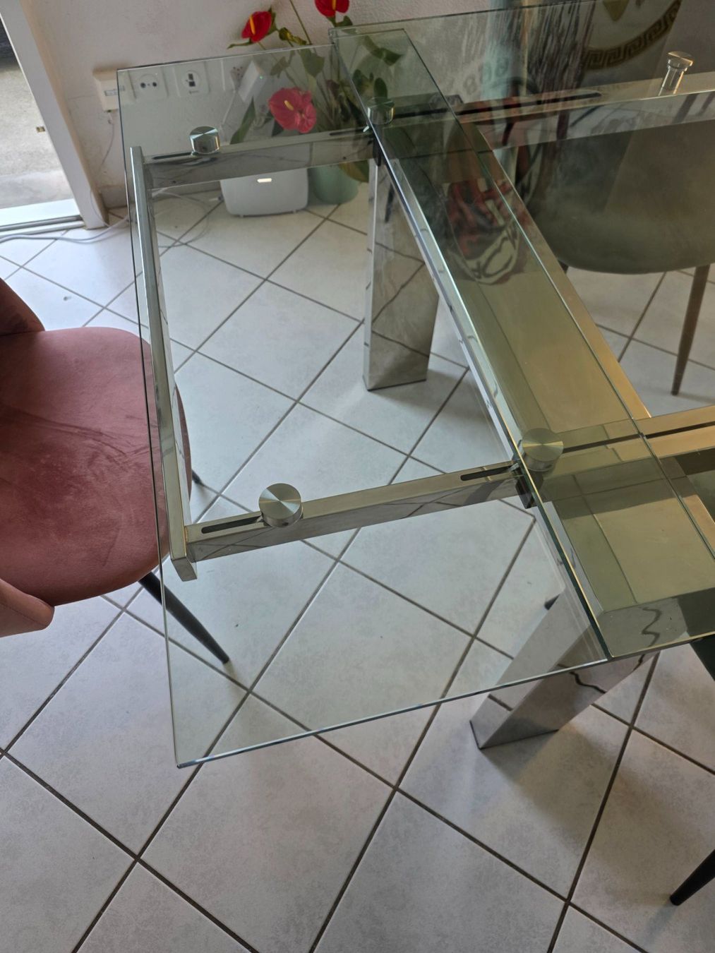 Tischset: Glastisch mit 6 Stühlen – Gebraucht aus Pfyn von alex75 3