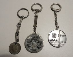 Schlüsselanhänger 3 alte Schlüssel Anhänger  ca 3.5 cm dm bi
