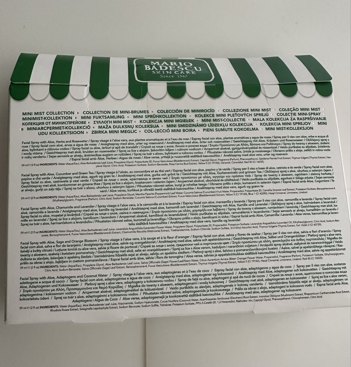 Cura del viso: Mario Badescu mini mist collection  – Nuovo e nell'imballaggio originale da Courgevaux venduto da missceline5 1