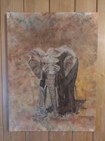 Gemälde Elefant