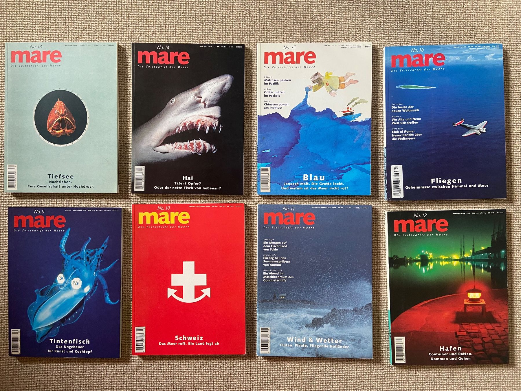 Riviste & Magazine: Mare Zeitschrift mit Nr. 1 / 56 Hefte – Nuovo (secondo la descrizione) da Muri b. Bern venduto da Sydney2002 1