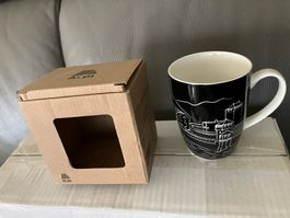 Tazza da tè bianconera Aldi