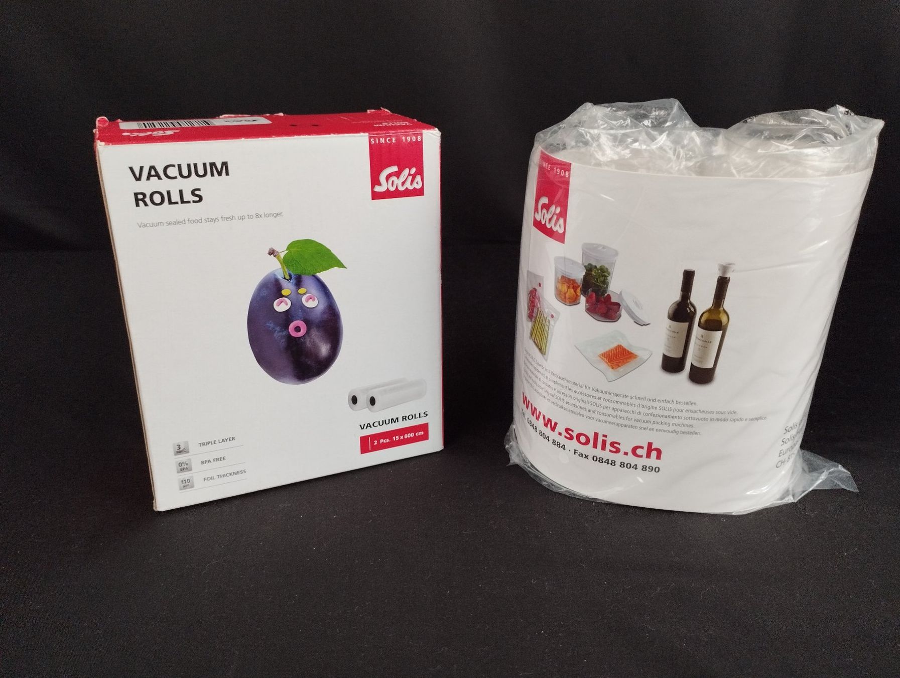 Solis Appareils de cuisine: SOLIS Vacuum Rolls 2er Pack – D'occasion à Schübelbach par Restwert_Schubelbach 1
