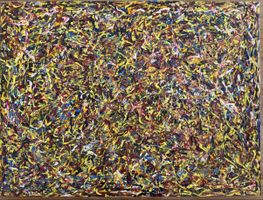 Original USA Michael Rubin „Sun 8“ Acryl auf Leinwand 