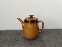 Vintage Kaffeekanne aus Keramik, Braun - Top Zustand!