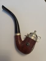 Pfeife mit Deckel und Tiermotiv  neu mit Metallapplikatione