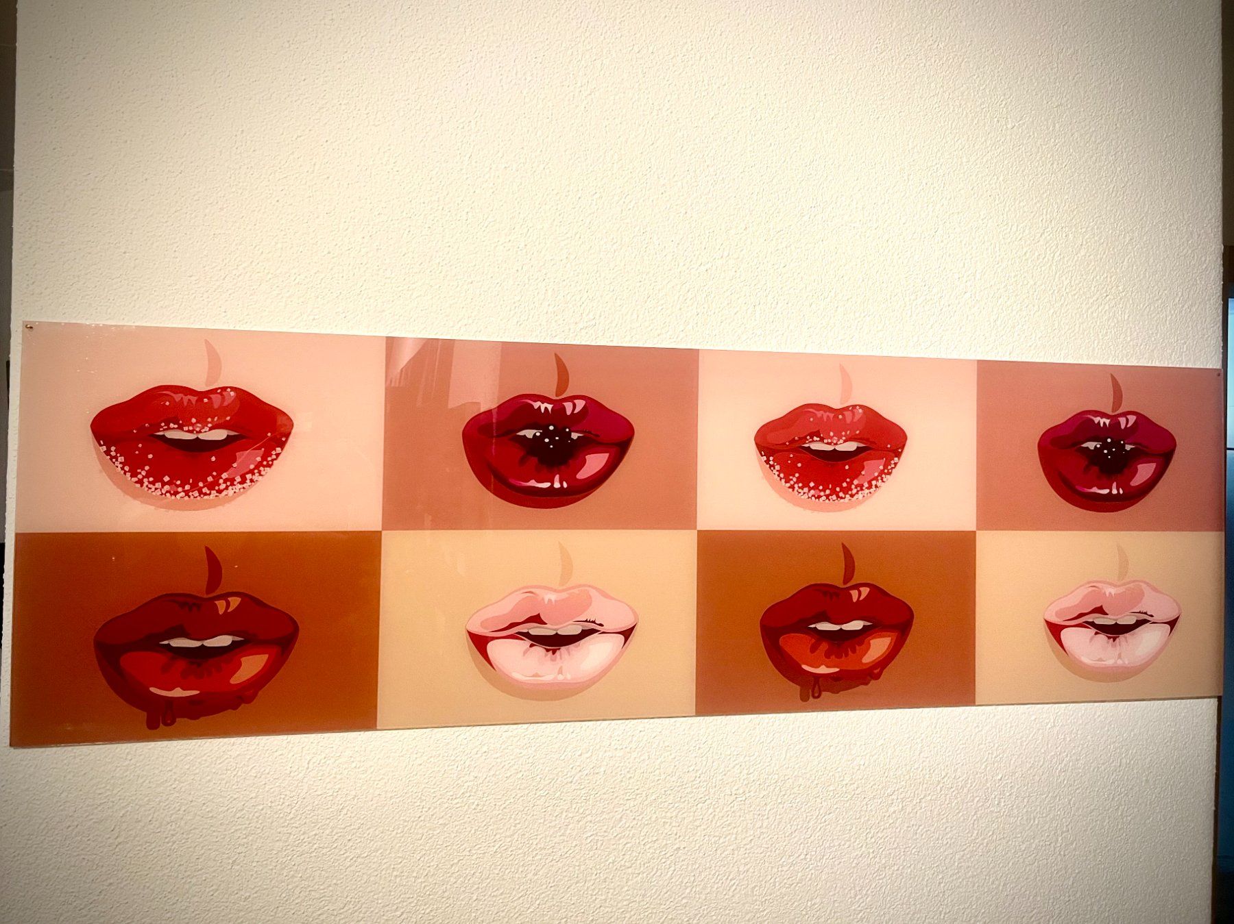 Foto & Immagini: Einzigartiges Bild mit Lippen - Eyecatcher + Deko-Unikat – Nuovo (secondo la descrizione) da Hedingen venduto da s_Kat