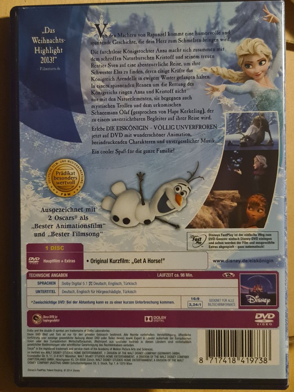 Tutti i DVDs: Die Eiskönigin Völlig Unverfroren DVD 62 – Usato da Dintikon venduto da Vexi 1