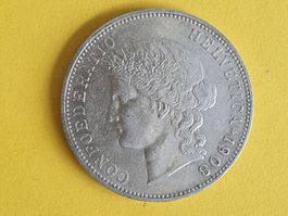 5 Franken 1908  Top qualité ( Poste A+ )