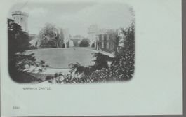 old early 1900's UK Postcard WARWICK - CASTLE B. & D. ak