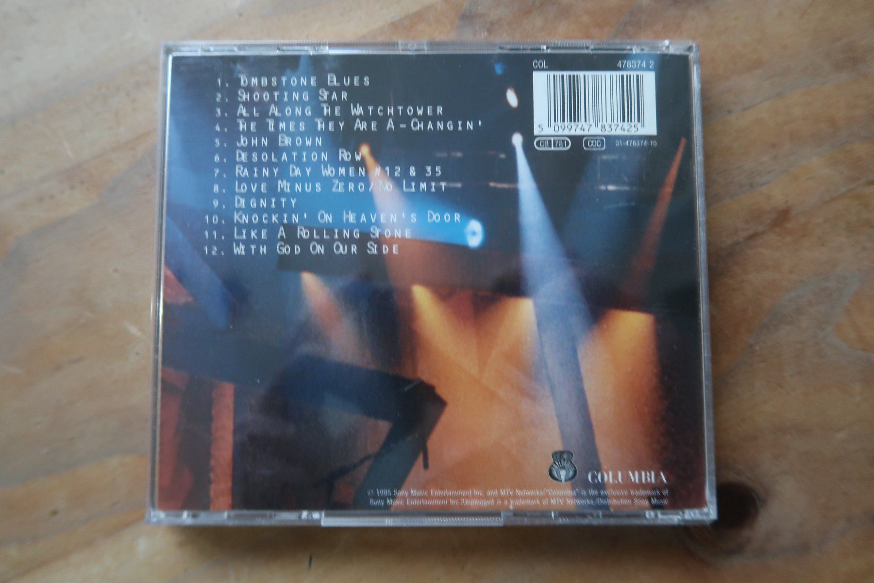 CD: BOB DYLAN - MTV UNPLUGGED - CD – Usato da Basel venduto da Patiscat 2