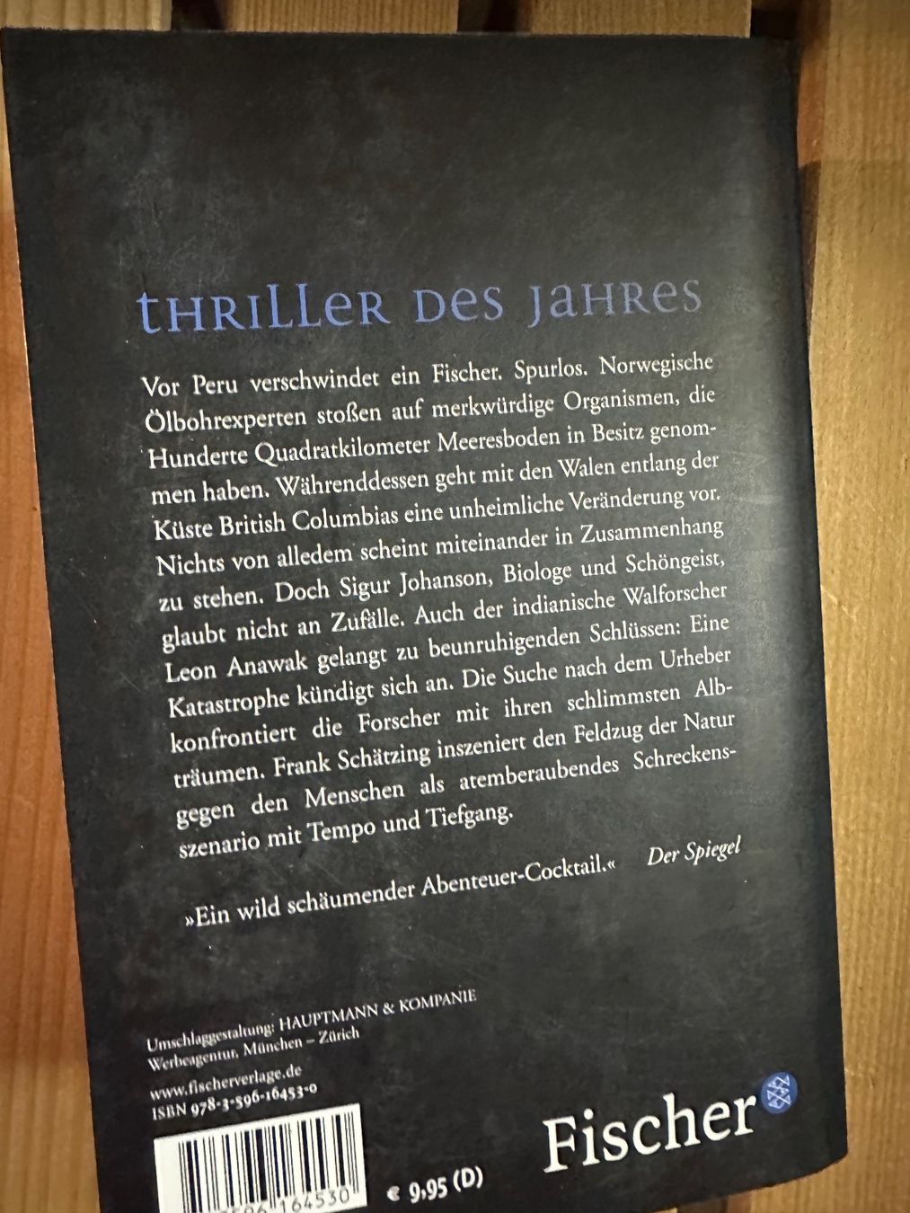 Belletristik: Buch " der schwarm" von frank schätzing – Gebraucht aus Winkel von  1
