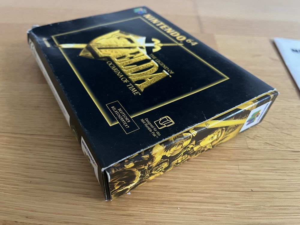 The Legend of Zelda Ocarina of Time N64 inkl. OVP und Manual (Gebraucht ...