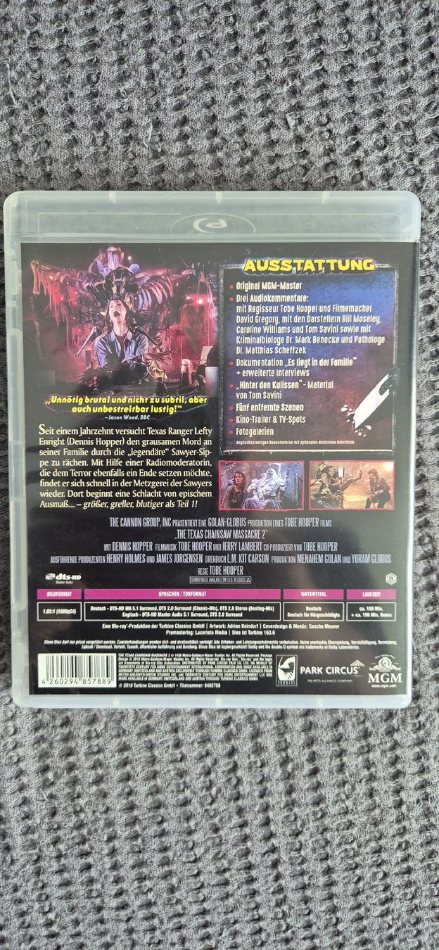 Tutti i DVDs: Texas Chainsaw Massacre 2 Blu-ray – Usato da Schwerzenbach venduto da Jamacy 1