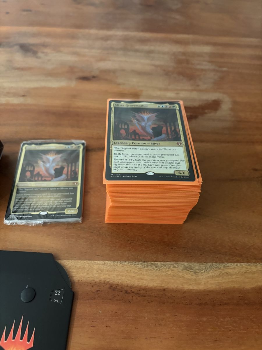 Magic The Gathering Sammelbilder & Trading cards: Sliver Swarm Commander Deck Precon MTG – Gebraucht aus Gersau von kat_5kz9 1